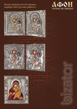 Silver icons from Greece 
