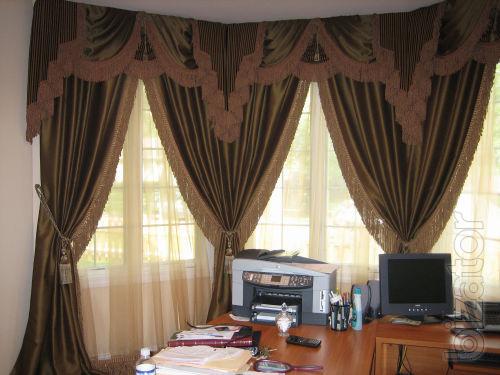 Sewing curtains, bed linen, Roman blinds, covers, Japanese curtains. 