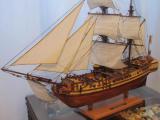 Model sailing ship, the author's work. 
