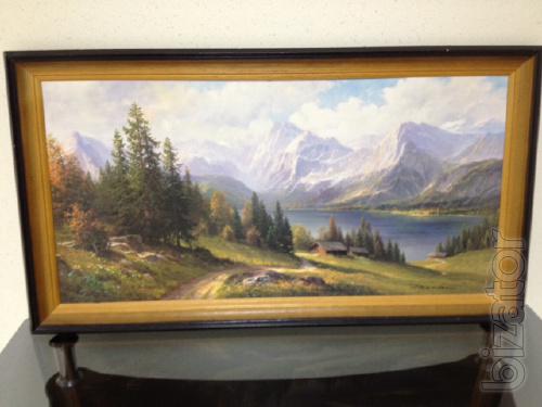 The painting Shishkin 