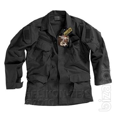 The clothes on the equipment of the Polish firm Helikon-TEX 