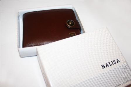 Mens brown leather wallet 