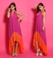 Long chiffon dress A-163 