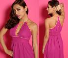 Long chiffon dress A-163 