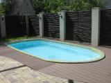 The cover for fiberglass and composite pools