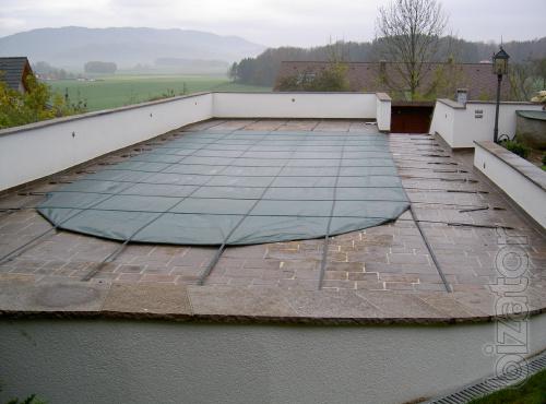 The cover for fiberglass and composite pools 