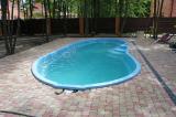 The cover for composite pools "Blue lagoon". The cover for fiberglass pools.