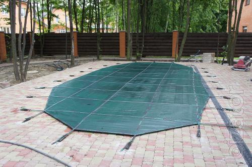 The cover for composite pools "Blue lagoon". The cover for fiberglass pools. 