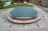 The cover for composite pools Etalon. Covers for swimming pools. Cover the pool. 