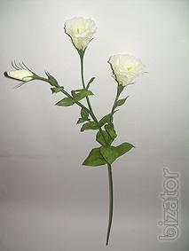 Artificial flowers - Lisianthus. 