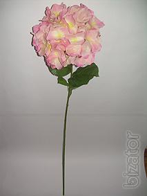 Artificial hydrangea. Flowers 
