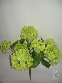 Artificial hydrangea. Flowers 
