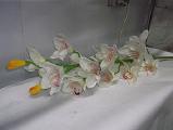 The orchids. Artificial flowers 