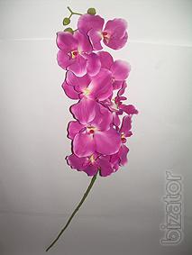 The orchids. Artificial flowers 