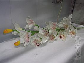 The orchids. Artificial flowers 