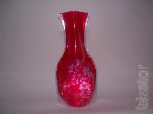 Plastic vases 