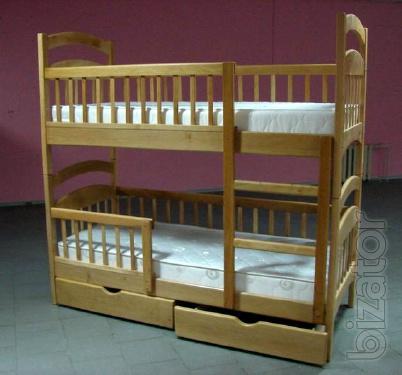 Beautiful pink bunk bed from select alder 