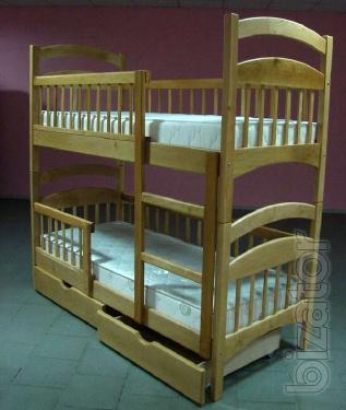 Beautiful pink bunk bed from select alder 
