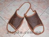 Leather open-toed shoes, men's shoes