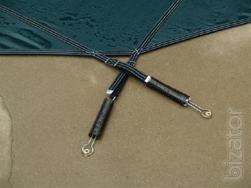 The cover for the pool Compass Pool. Protective covering for the pool. 