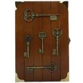 Decorative wooden key holders 