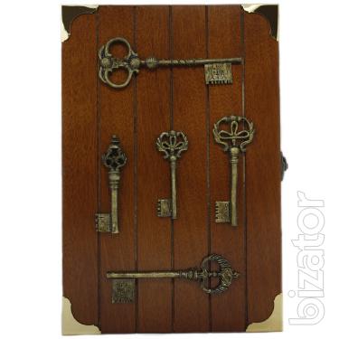 Decorative wooden key holders 