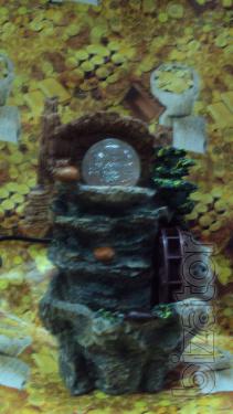 The decorative fountain table 