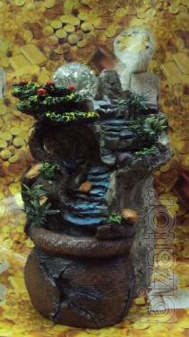 The decorative fountain table 