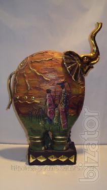 Elephants in the range 