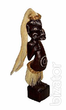 Figurine wooden Maori 