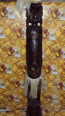 Figurine wooden Maori 