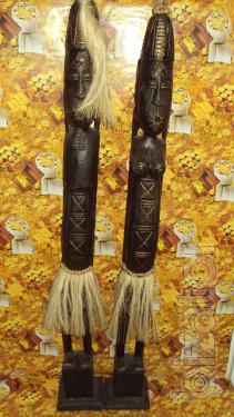 Figurine wooden Maori 