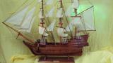 Sailboat wooden souvenir