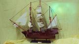 Sailboat wooden souvenir 