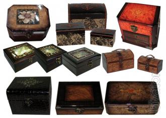 Wooden jewelry box 