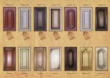 Painting furniture facades and glass.