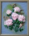 Pictures embroidered with ribbons. Available and under the order. 