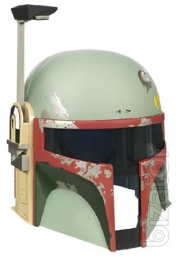 Helmet of Boba Fett with a voice modulator 