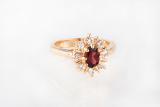 Jewelry jewelry gold plated and natural semi-precious stones 