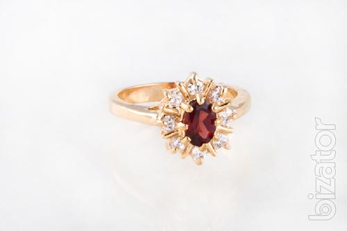 Jewelry jewelry gold plated and natural semi-precious stones 