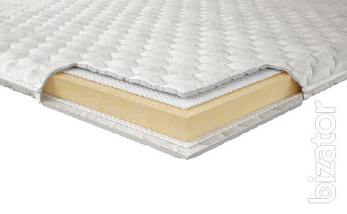 Mattress - topper Take&Go (thin mattress with a thickness of 4-5 cm) is used to modify the properties of the main mattress. 
