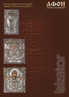 Silver icons from Greece 