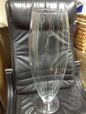 Glass vase 67cm 