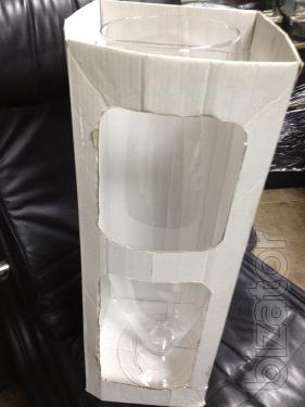 Glass vase 67cm 