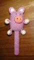 Rattles knit for kids.100% natural materials,new. 