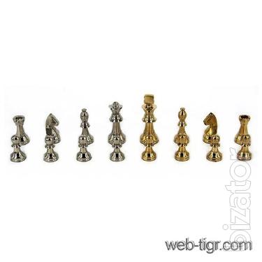 Chess gift of wood and metal, 33*33 cm 
