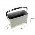 Мopatex 3513-M Plastic bucket with wringer, handle and wheels for washing Windows