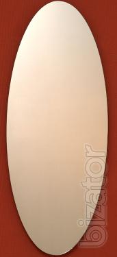 The mirror is oval, the price of 120, UAH