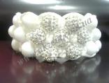 Shamballa bracelets with natural stones. Manual work. The high quality. Certificates.