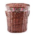 Laundry basket wicker brown, orange Laundry basket wicker brown, orange
